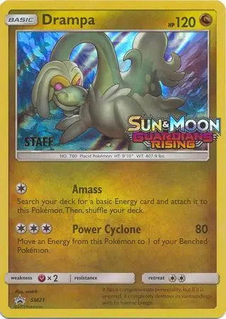 Drampa (SM21) (Staff Prerelease Promo) [Sun & Moon: Black Star Promos] Pokémon