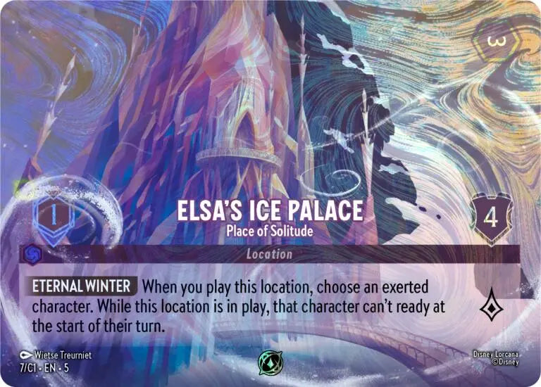 Elsa's Ice Palace - Place of Solitude (7) [Promo Cards] Disney