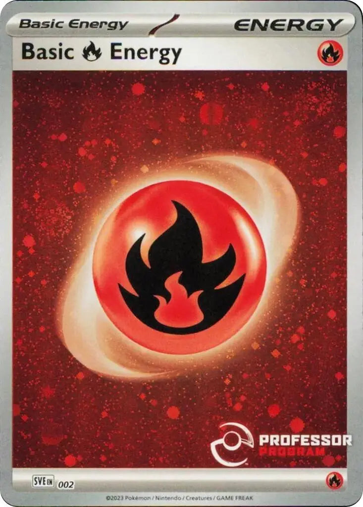 Fire Energy (002) (2023) [Professor Program Promos] Pokémon