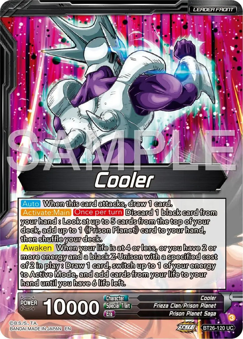 Cool // Golden Cooler, Dimension-Transcending Growth (BT26-120) [Ultimate Advent] Dragon Ball Super