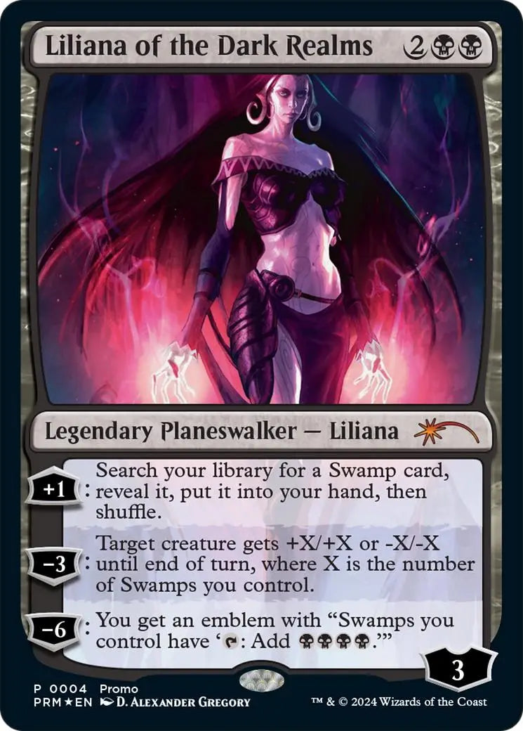 Liliana of the Dark Realms [Media Promos] Magic: The Gathering