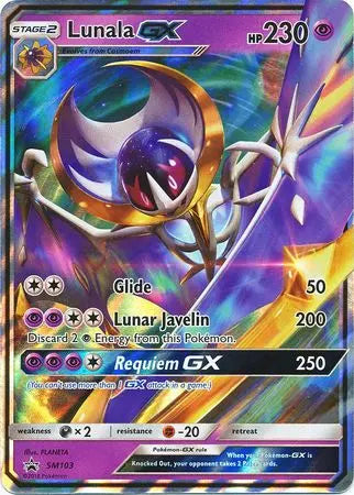 Lunala GX (SM103) (Jumbo Card) [Sun & Moon: Black Star Promos] Pokémon