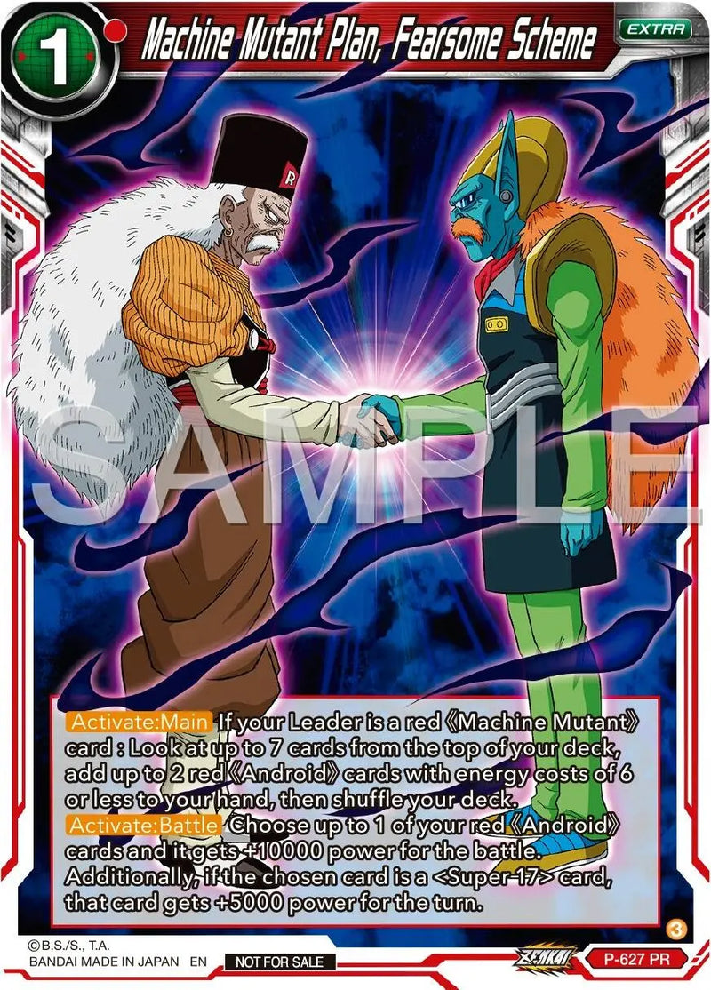 Machine Mutant Plan, Fearsome Scheme (Zenkai Series Tournament Pack Vol.9) (P-627) [Promotion Cards] Dragon Ball Super