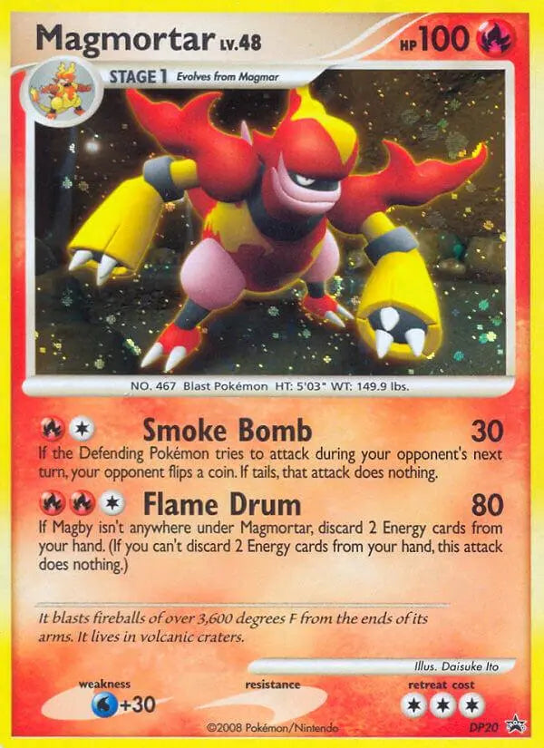 Magmortar (DP20) [Diamond & Pearl: Black Star Promos] Pokémon