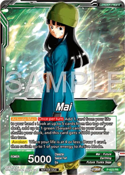 Mai // Mai, Defying Despair (Gold Stamped) (P-623) [Promotion Cards] Dragon Ball Super