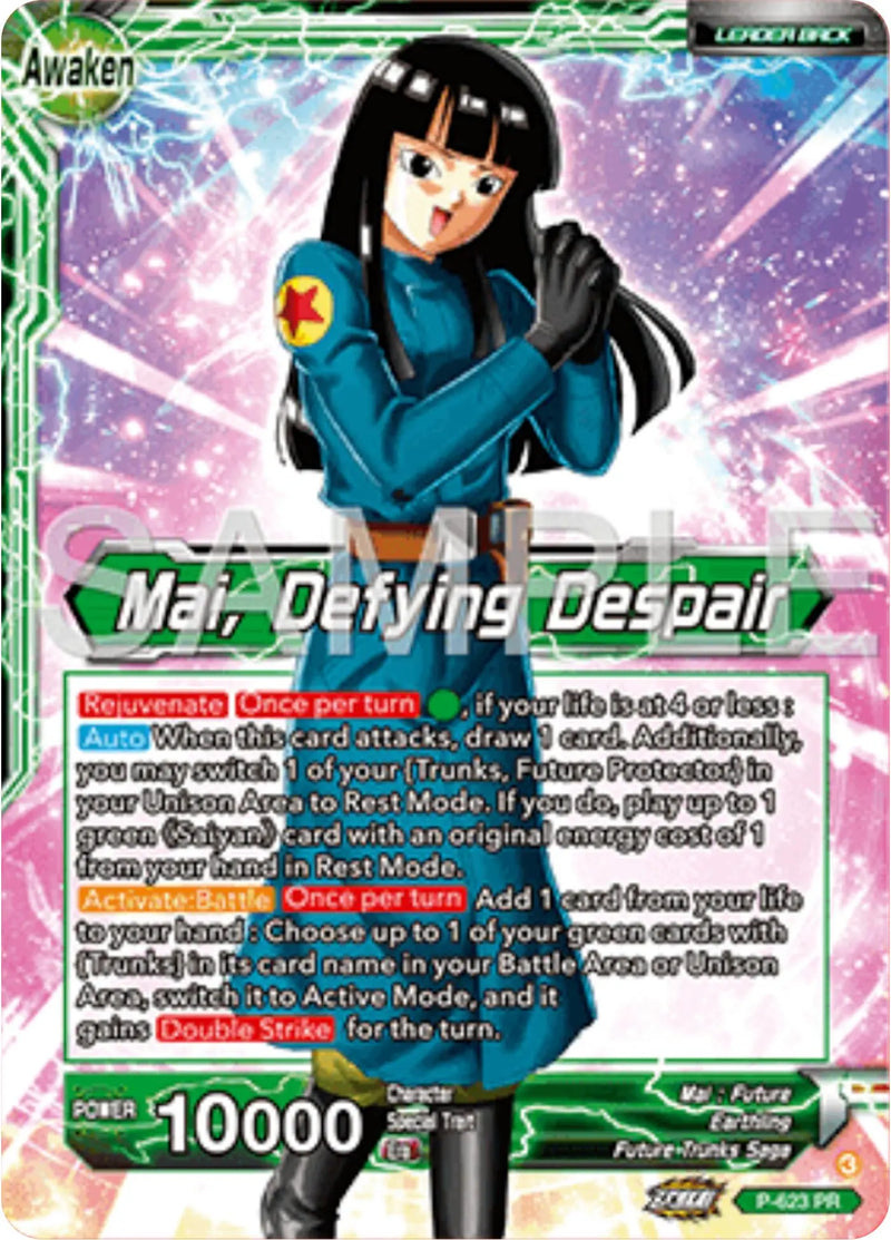 Mai // Mai, Defying Despair (Gold Stamped) (P-623) [Promotion Cards] Dragon Ball Super