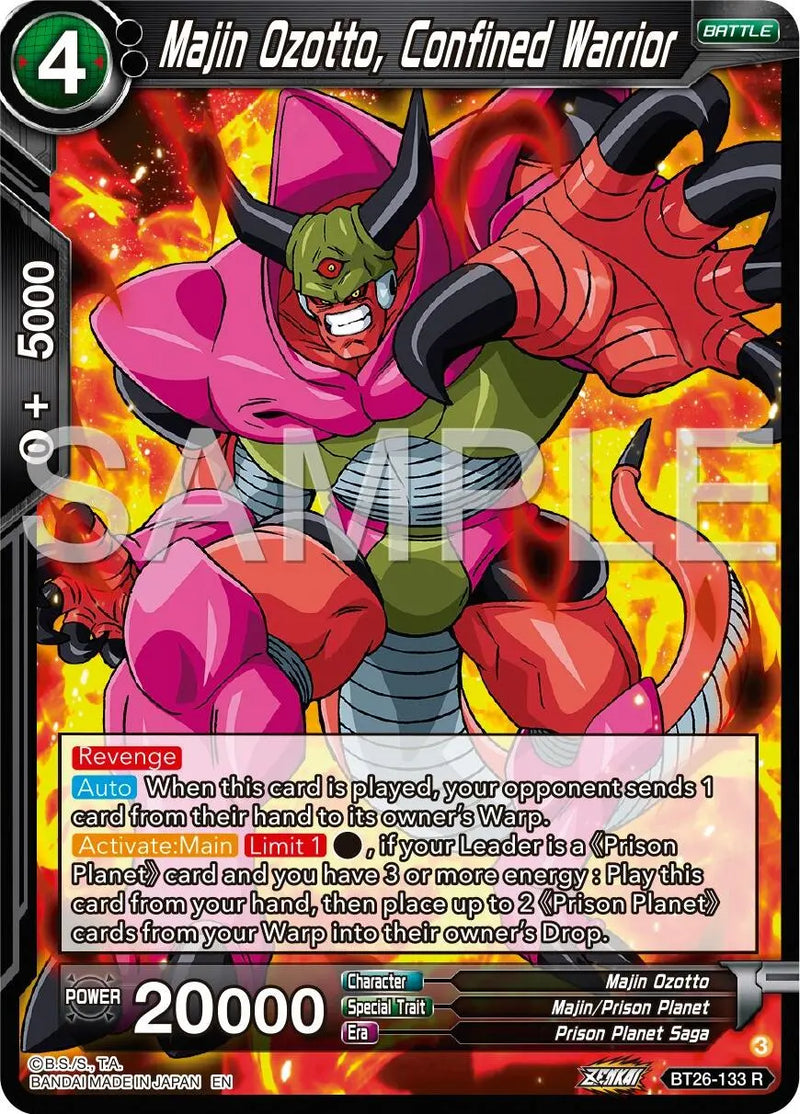 Majin Ozotto, Confined Warrior (BT26-133) [Ultimate Advent] Dragon Ball Super