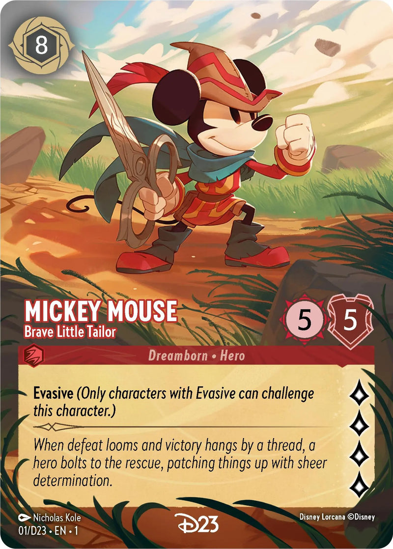 Mickey Mouse - Brave Little Tailor (Extended Art) (1) [D23 Promos] Disney