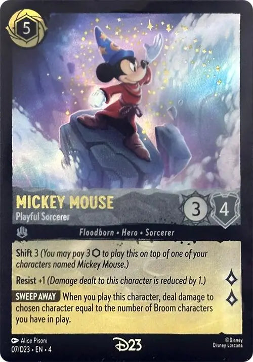 Mickey Mouse - Playful Sorcerer (7) [D23 Promos] Disney