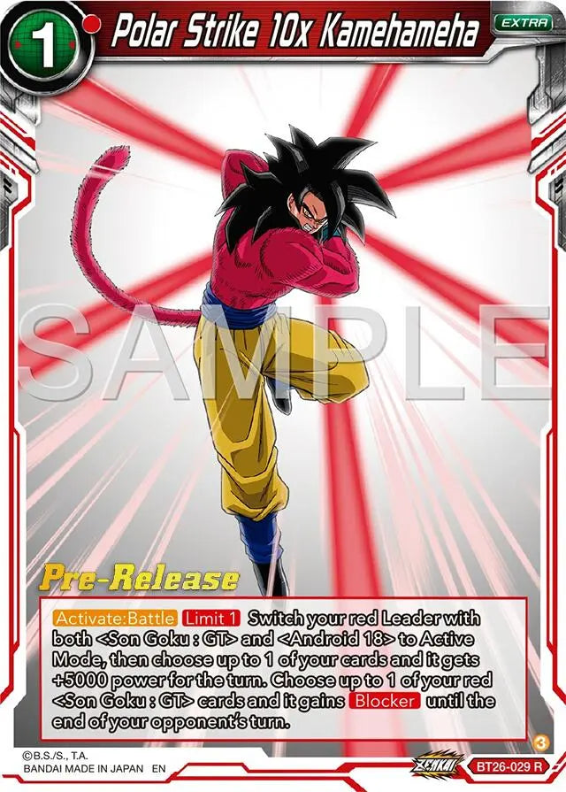 Polar Strike 10x Kamehameha (BT26-029) [Ultimate Advent Prerelease Promos] Dragon Ball Super