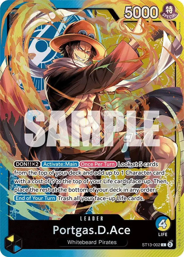 Portgas.D.Ace [Ultra Deck: The Three Brothers] Bandai