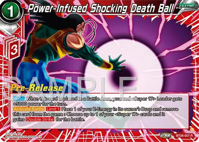 Power-Infused Shocking Death Ball (BT26-007) [Ultimate Advent Prerelease Promos] Dragon Ball Super