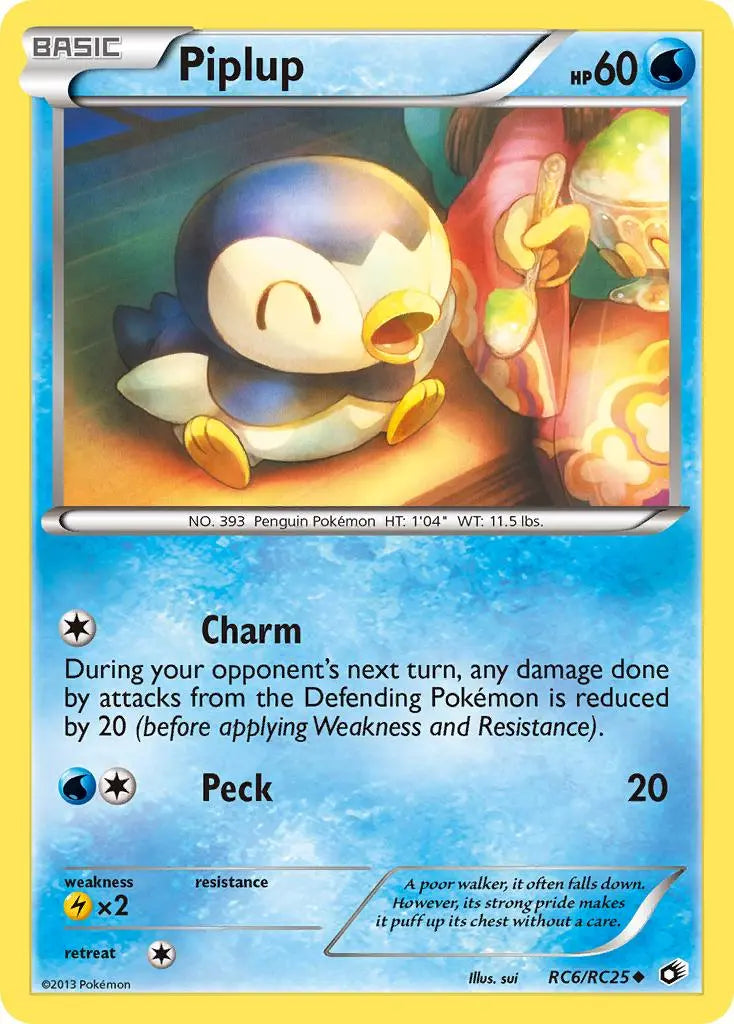 Piplup (RC6/RC25) [Black & White: Legendary Treasures] Pokémon