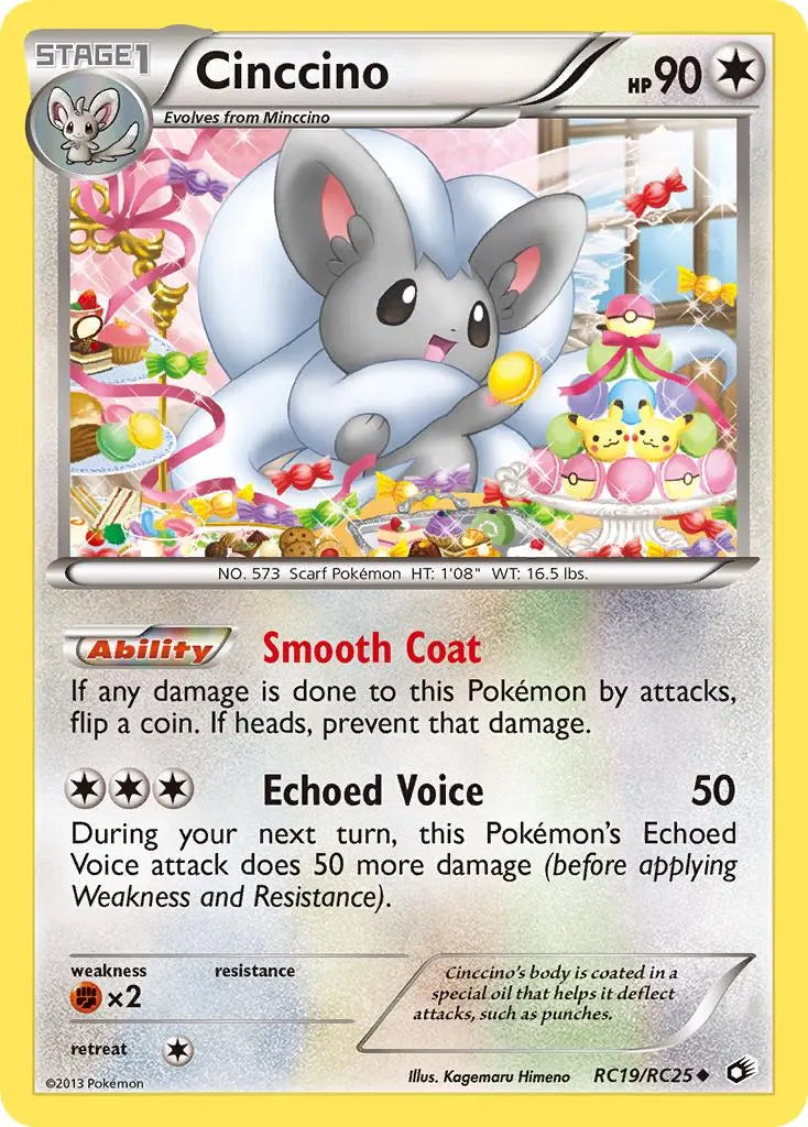 Cinccino (RC19/RC25) [Black & White: Legendary Treasures] Pokémon