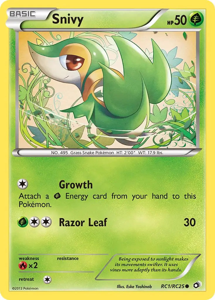 Snivy (RC1/RC25) [Black & White: Legendary Treasures] Pokémon