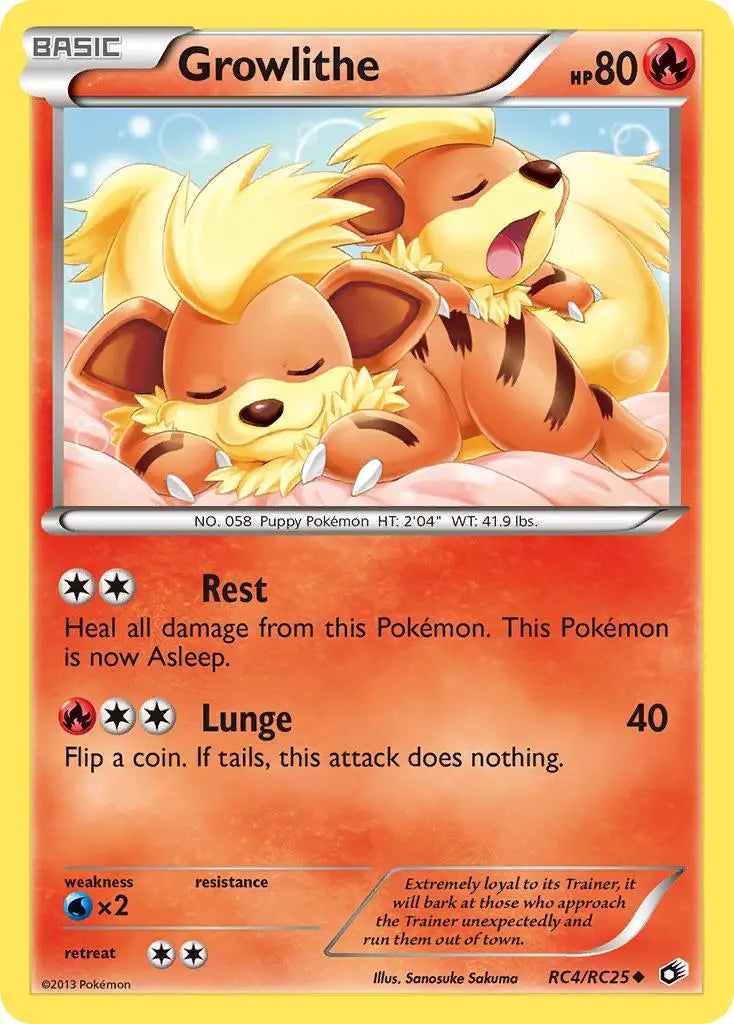 Growlithe (RC4/RC25) [Black & White: Legendary Treasures] Pokémon