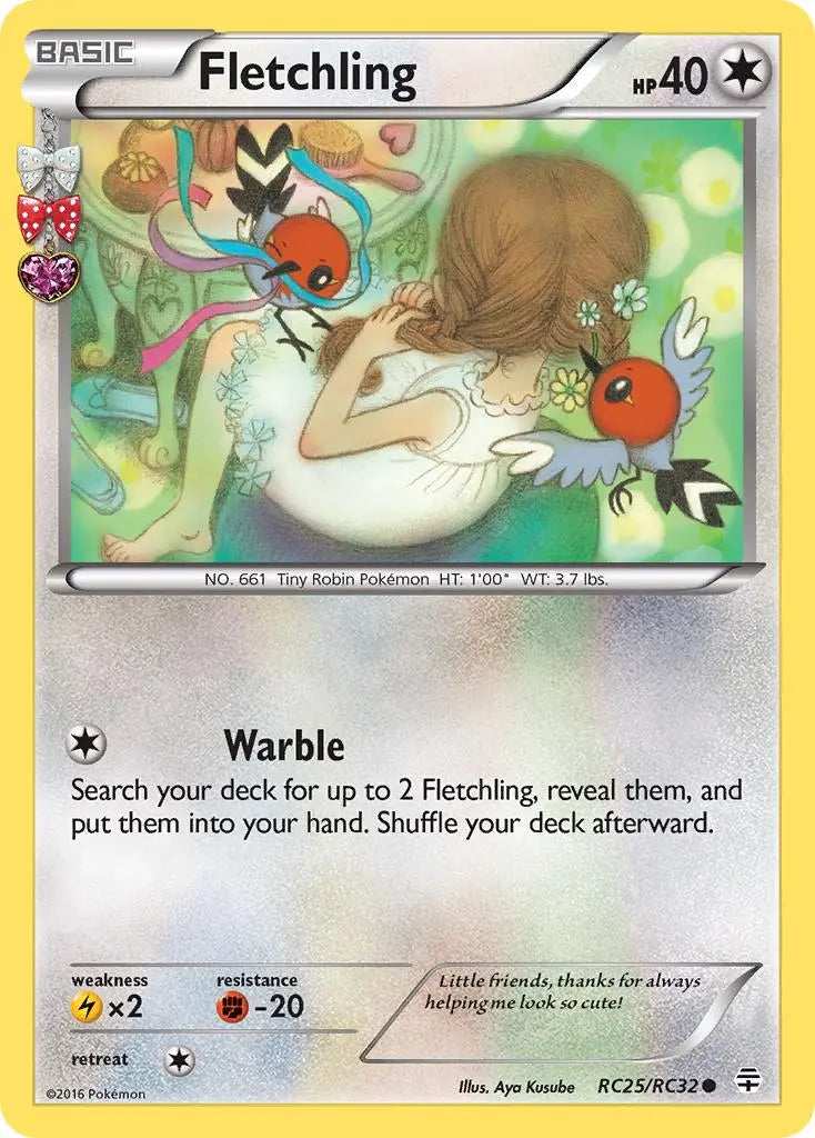 Fletchling (RC25/RC32) [XY: Generations] Pokémon