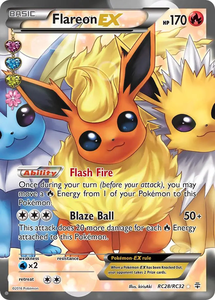 Flareon EX (RC28/RC32) [XY: Generations] Pokémon