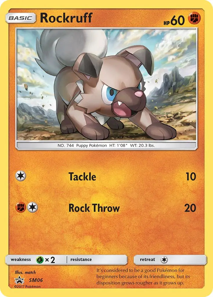 Rockruff (SM06) [Sun & Moon: Black Star Promos] Pokémon