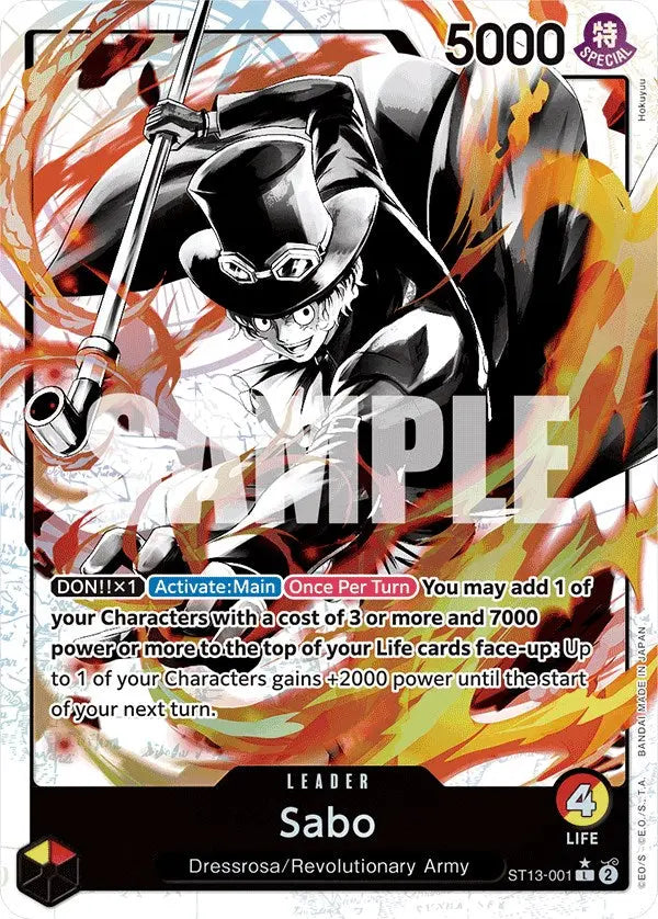 Sabo (Parallel) [Ultra Deck: The Three Brothers] Bandai