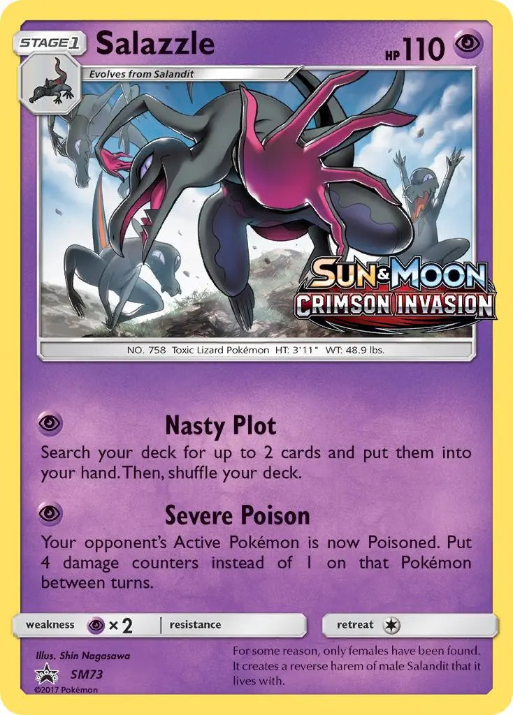 Salazzle (SM73) [Sun & Moon: Black Star Promos] Pokémon