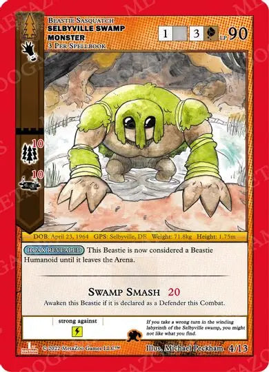 Selbyville Swamp Monster [Cryptid Nation: Wilderness First Edition Release Event Deck] Metazoo