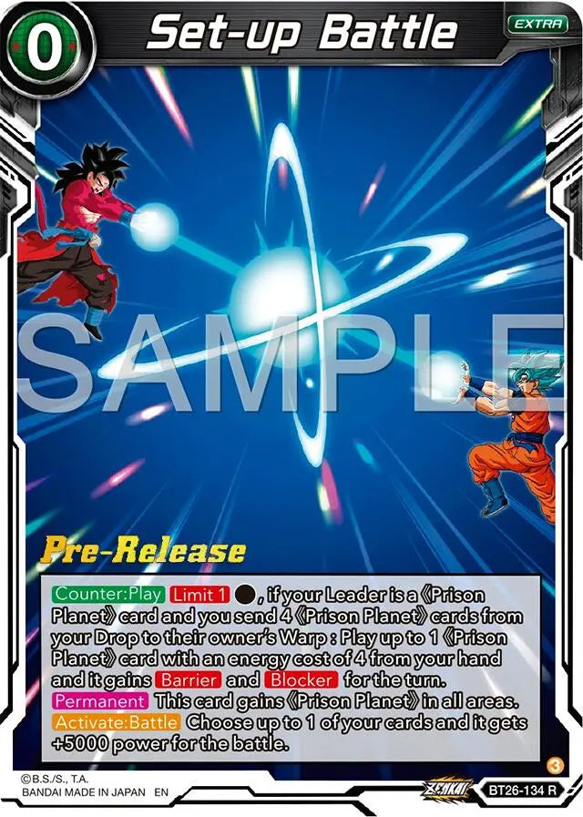 Set-up Battle (BT26-134) [Ultimate Advent Prerelease Promos] Dragon Ball Super