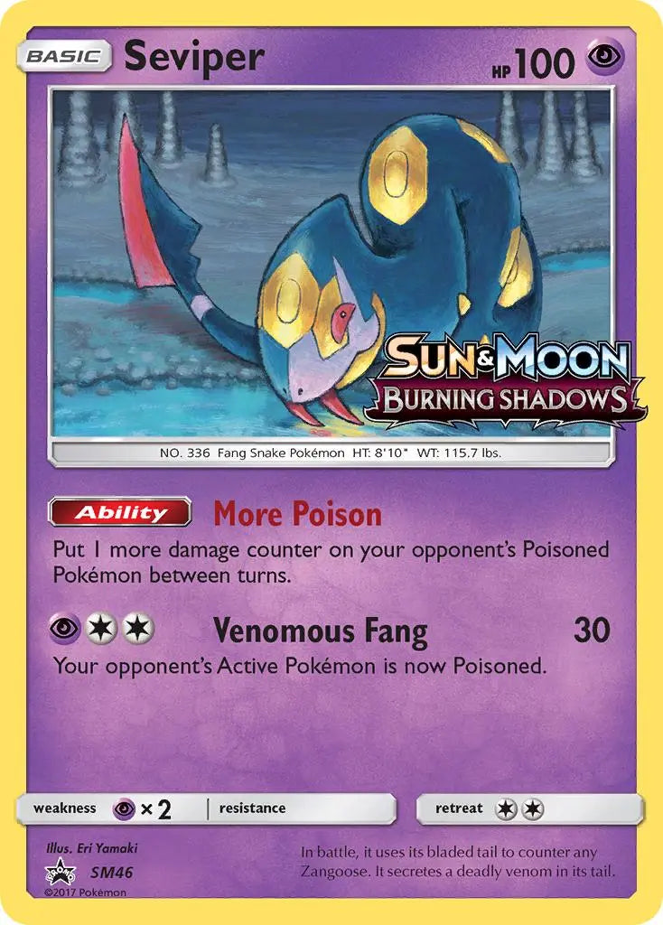 Seviper (SM46) [Sun & Moon: Black Star Promos] Pokémon