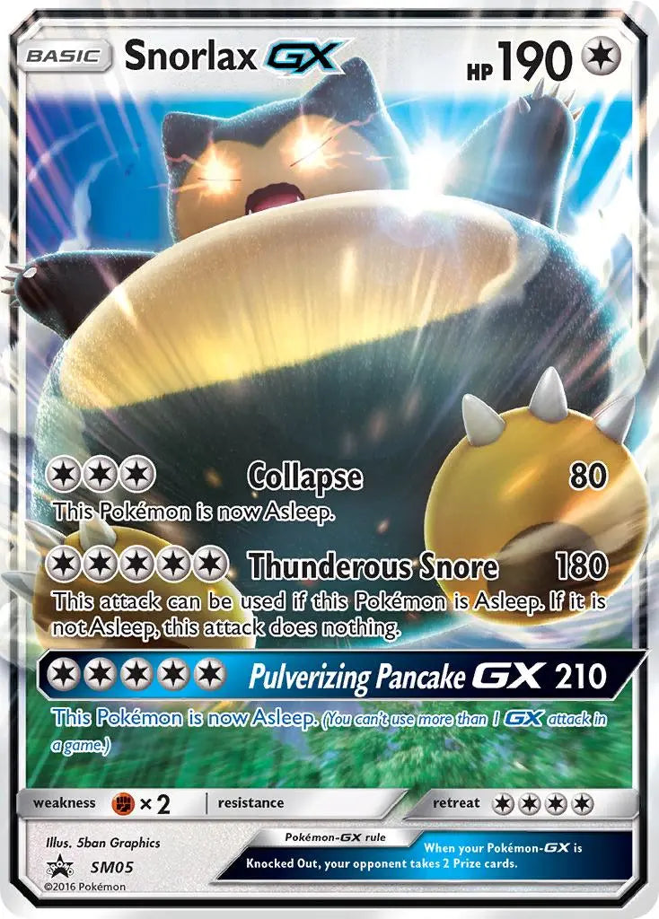 Snorlax GX (SM05) [Sun & Moon: Black Star Promos] Pokémon