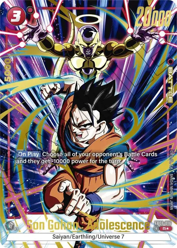 Son Gohan : Adolescence (Alternate Art) [Awakened Pulse] Dragon Ball Super: Fusion World