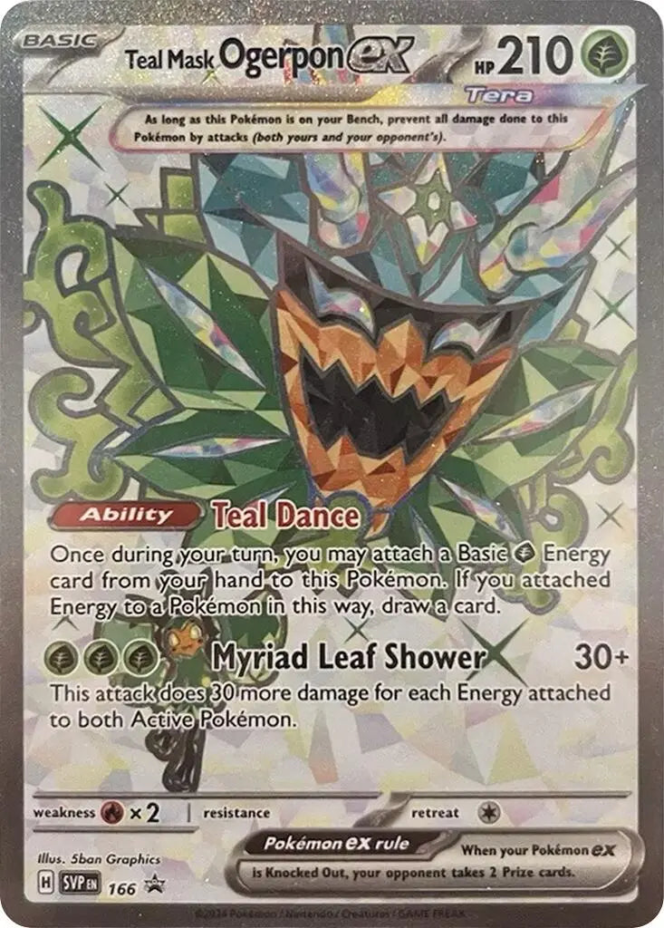 Teal Mask Ogerpon ex (166) [Scarlet & Violet: Black Star Promos] Pokémon