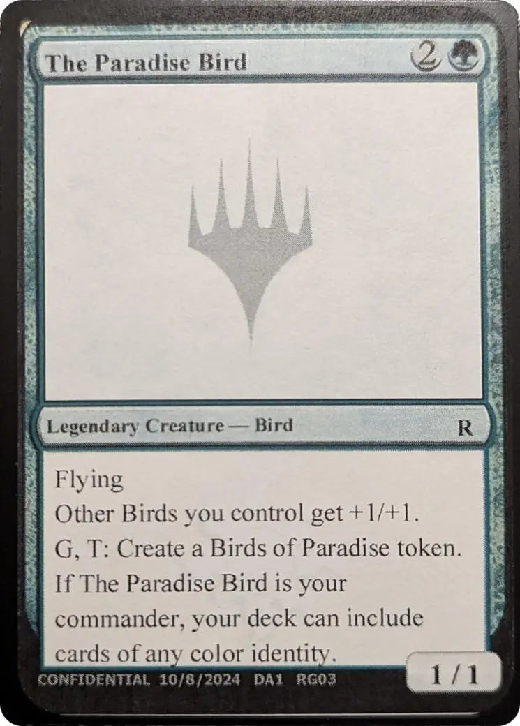 The Paradise Bird [Mystery Booster 2 Playtest Cards] Magic: The Gathering