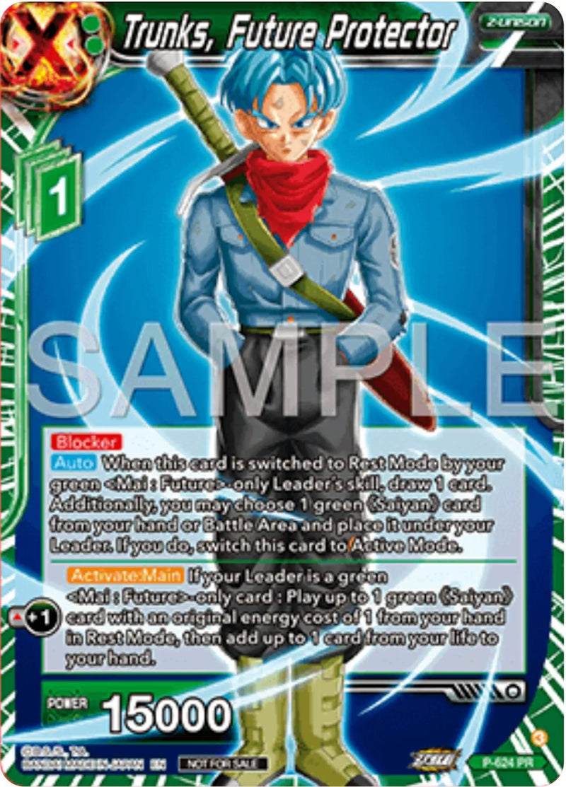 Trunks, Future Protector (P-424) [Promotion Cards] Dragon Ball Super