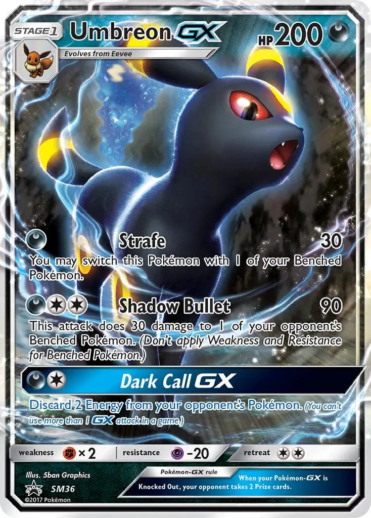 Umbreon GX (SM36) [Sun & Moon: Black Star Promos] Pokémon