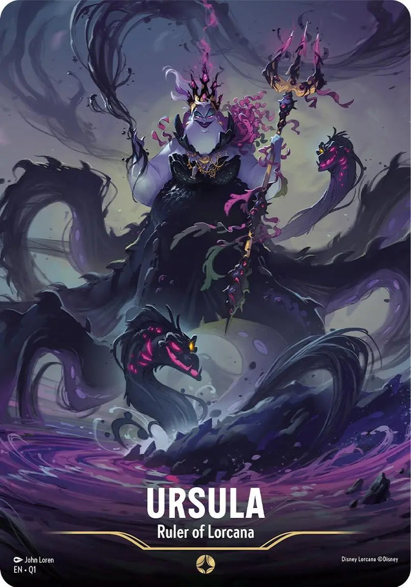 Ursula - Ruler of Lorcana (Oversized) [Illumineer's Quest: Deep Trouble] Disney