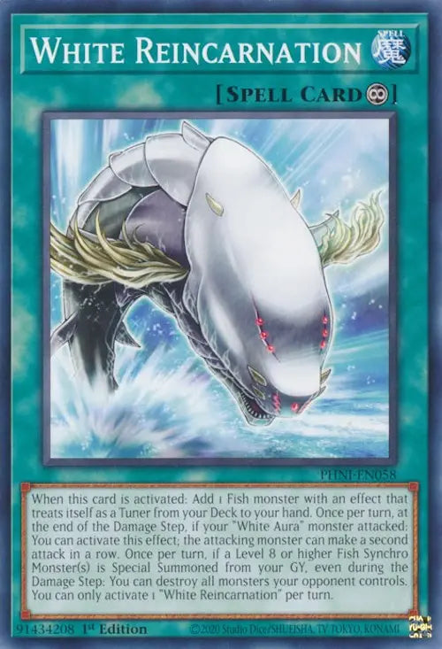 White Reincarnation [PHNI-EN058] Common Yu-Gi-Oh!
