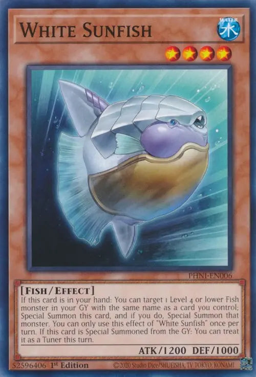 White Sunfish [PHNI-EN006] Common Yu-Gi-Oh!
