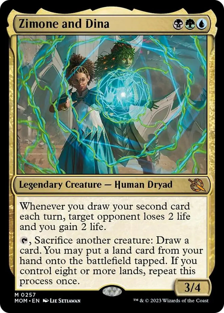 Zimone and Dina [March of the Machine] Magic: The Gathering