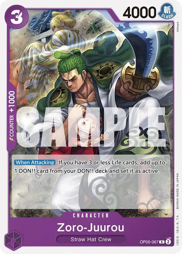 Zoro-Juurou [Starter Deck: PURPLE Monkey.D.Luffy] Bandai