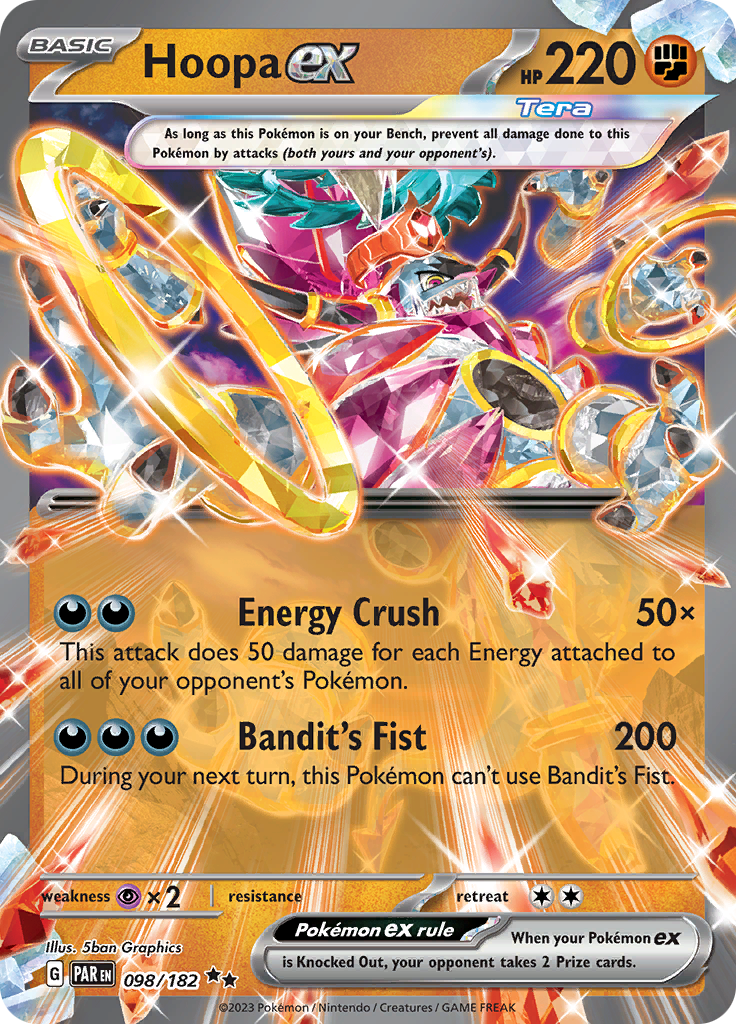 Hoopa ex (098/182) [Scarlet & Violet: Paradox Rift] Pokémon