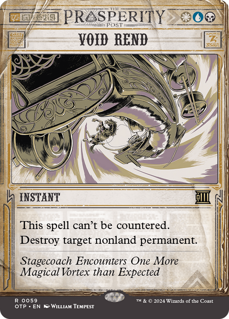 Void Rend [Outlaws of Thunder Junction: Breaking News] Magic: The Gathering
