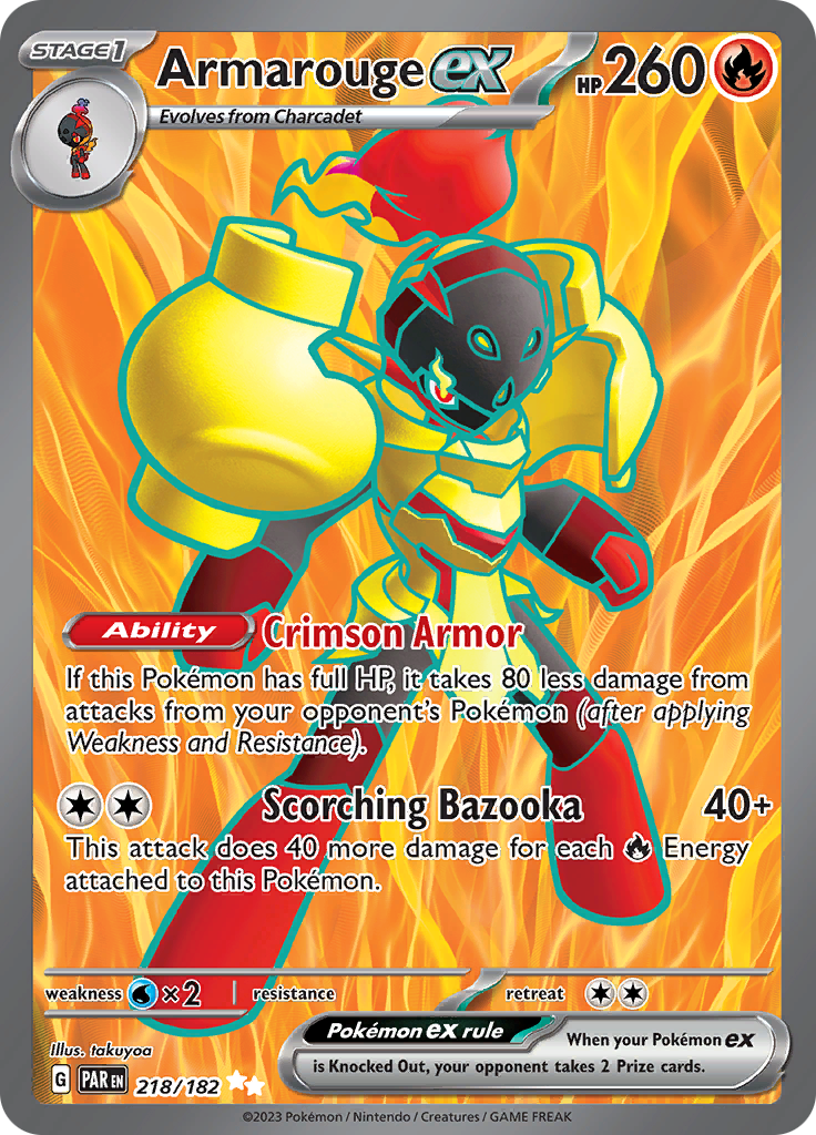 Armarouge ex (218/182) [Scarlet & Violet: Paradox Rift] Pokémon
