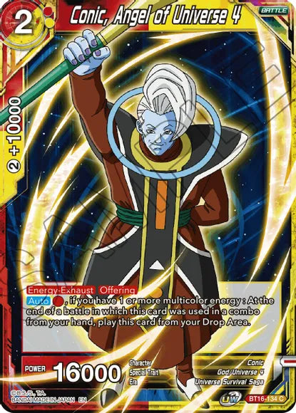 Conic, Angel of Universe 4 (BT16-134) [Realm of the Gods] Dragon Ball Super