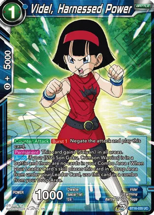 Videl, Harnessed Power (BT16-035) [Realm of the Gods] Dragon Ball Super