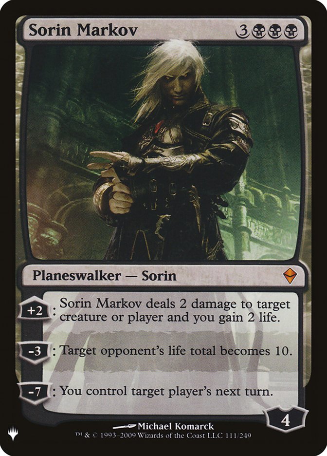 Sorin Markov [Mystery Booster] Magic: The Gathering