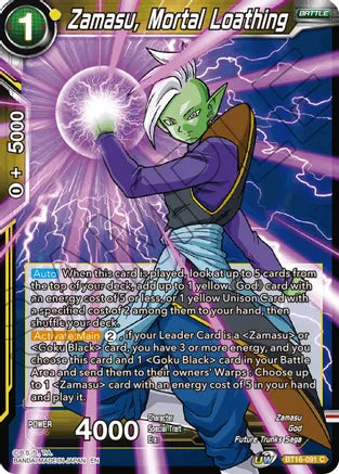 Zamasu, Mortal Loathing (BT16-091) [Realm of the Gods] Dragon Ball Super