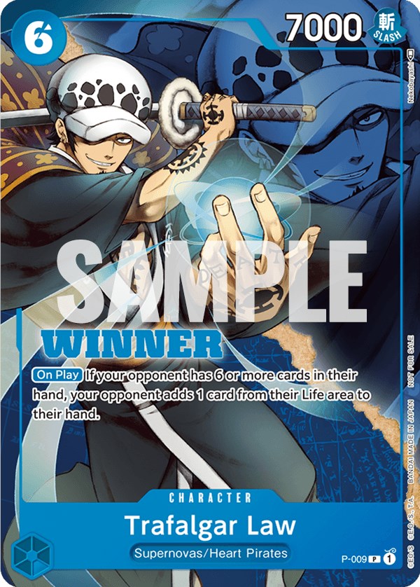 Trafalgar Law (P-009) (Winner Pack Vol. 1) [One Piece Promotion Cards] Bandai