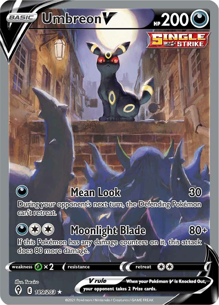 Umbreon V (189/203) [Sword & Shield: Evolving Skies]