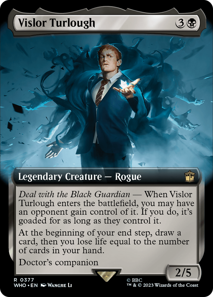 Vislor Turlough (Extended Art) [Doctor Who] Magic: The Gathering
