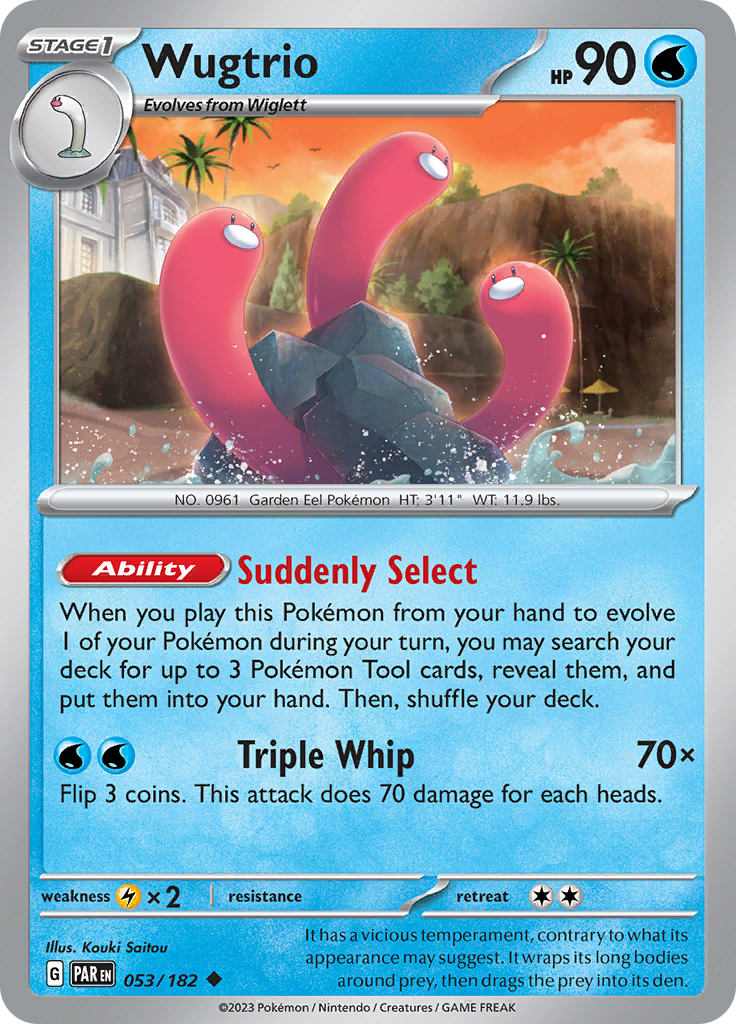 Wugtrio (053/182) [Scarlet & Violet: Paradox Rift] Pokémon
